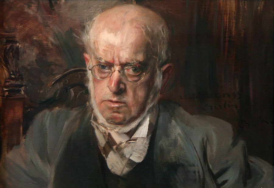 Adolf Friedrich Erdmann von Menzel, vintage artwork by Giovanni Boldini, 12x8" (A4) Poster