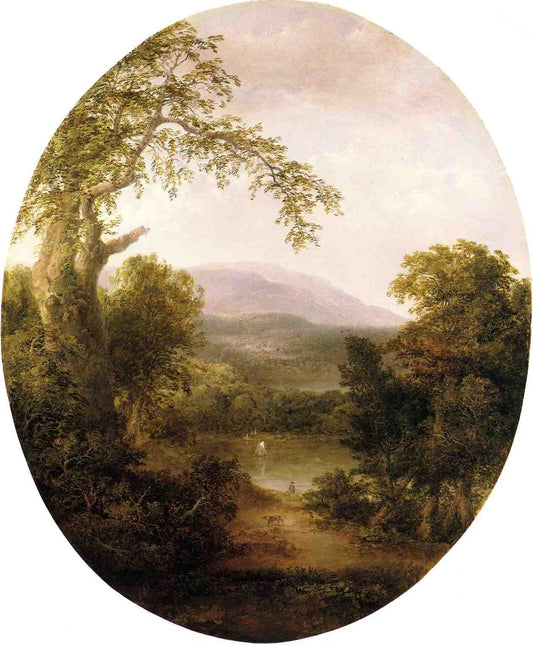 A Glimpse of Nature, vintage artwork by Thomas Doughty, A3 (16x12") Poster Print