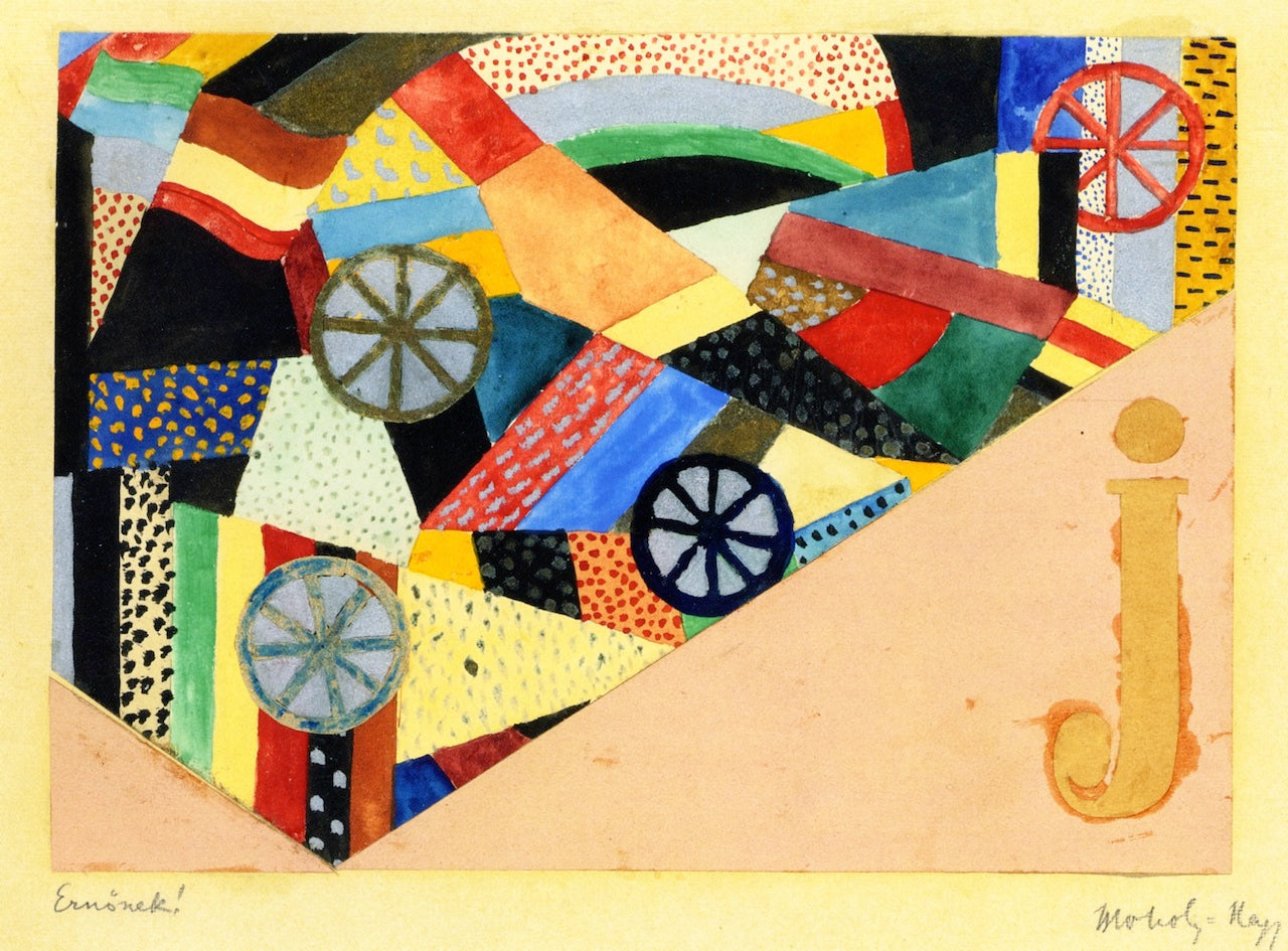 J under Fields: for Ernst Kallai by László Moholy-Nagy,16x12(A3) Poster