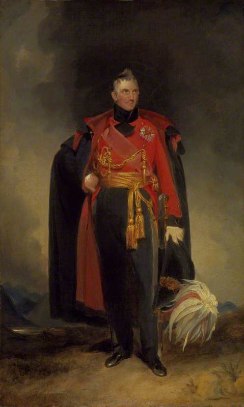 General Sir George Murray (1772–1846), Soldier and Statesman, vintage artwork by Henry William Pickersgill, 12x8" (A4) Poster