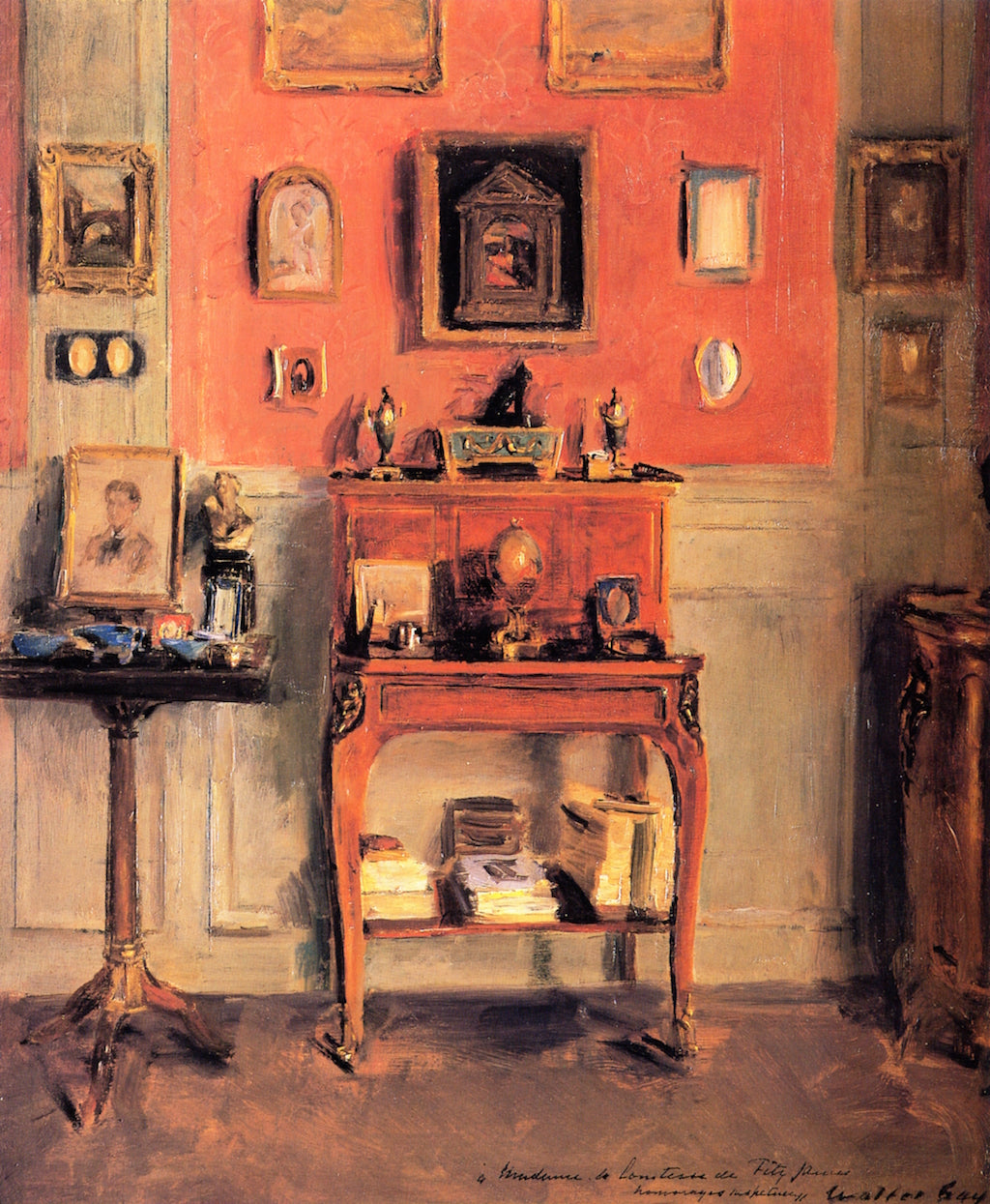 Interior, Comtesse Robert de Fitz-James by Walter Gay,A3(16x12")Poster