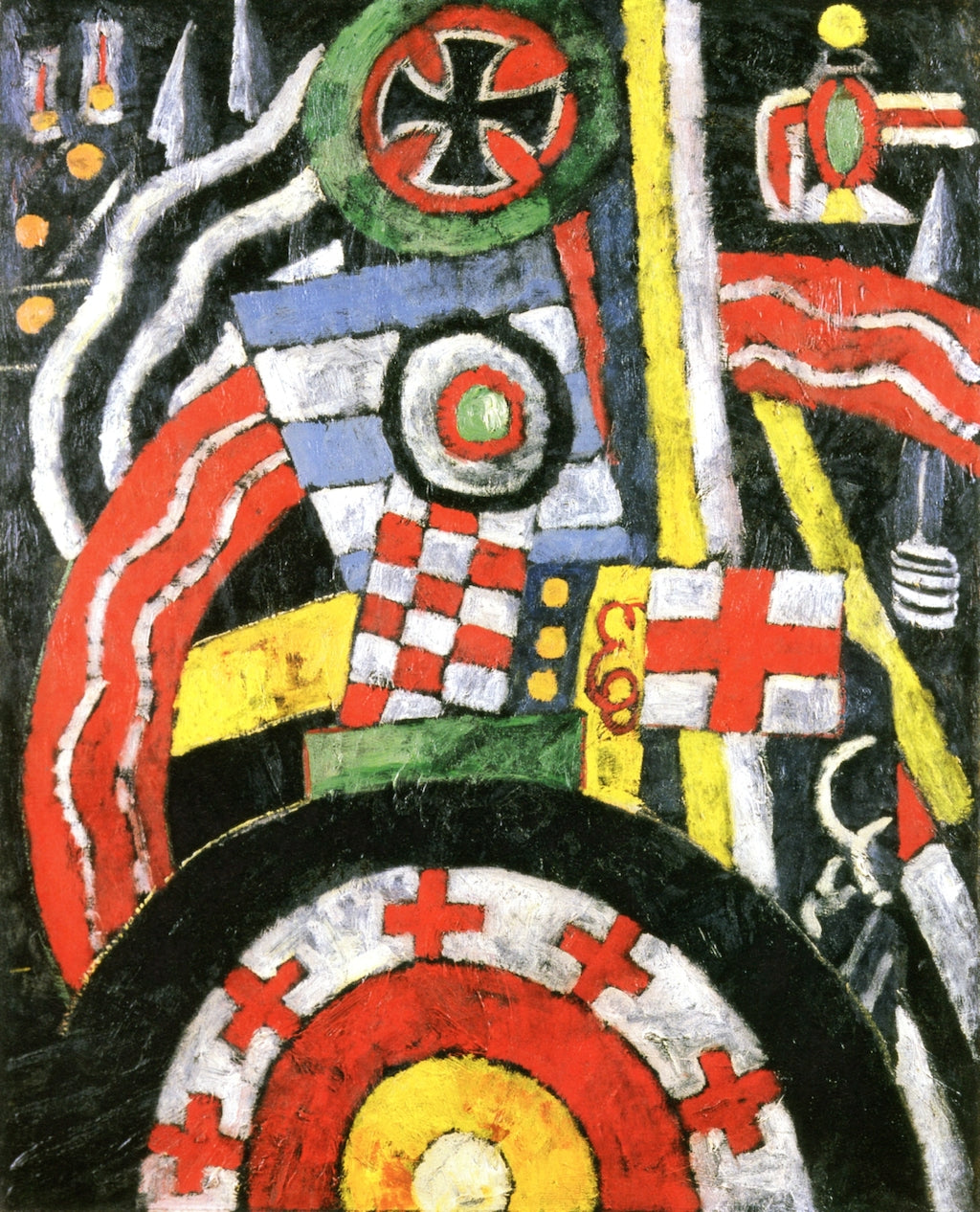 Abstraction (Military Symbols) by Marsden Hartley,16x12(A3) Poster