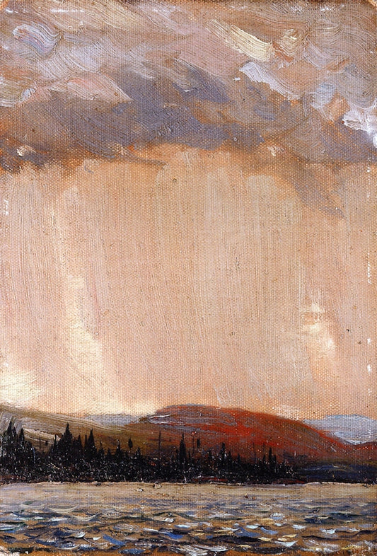 Canoe Lake, vintage artwork by Tom Thomson, 12x8" (A4) Poster