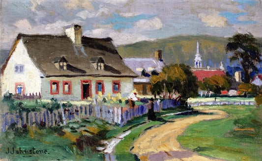 he Paré House, Saint-Joachim, Quebec by John Young Johnstone,16x12(A3) Poster