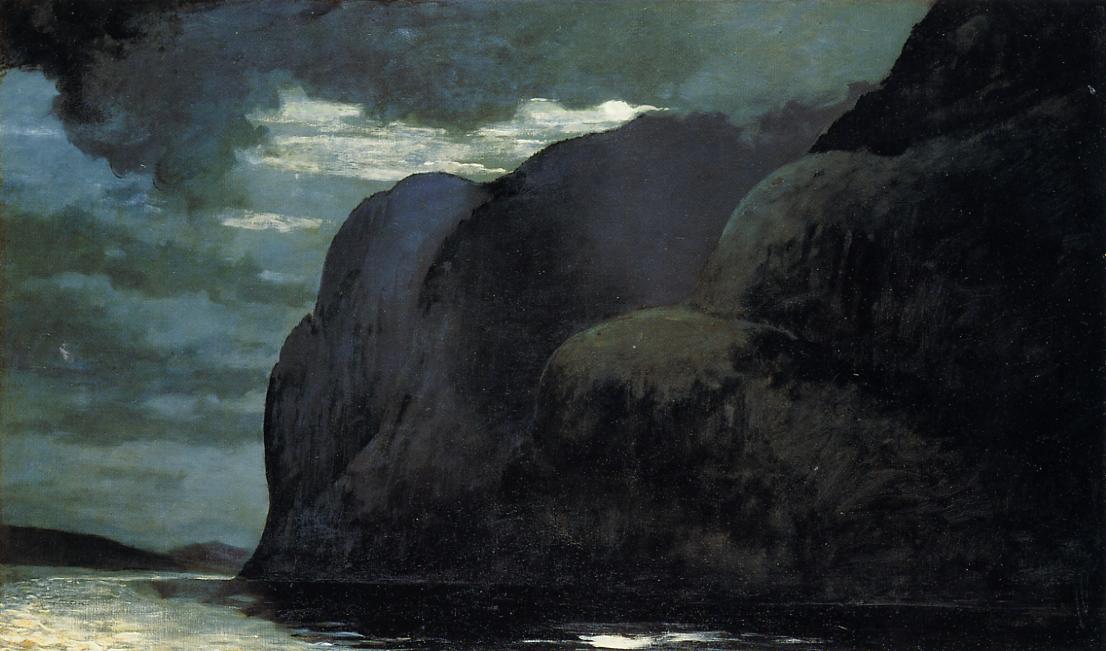 Cape Trinity, Saguenay River, vintage artwork by Winslow Homer, 12x8" (A4) Poster