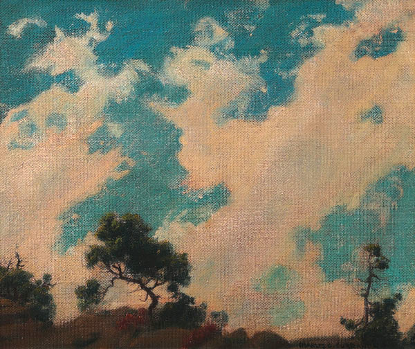 Earth and Sky, vintage artwork by Charles Courtney Curran, 12x8" (A4) Poster