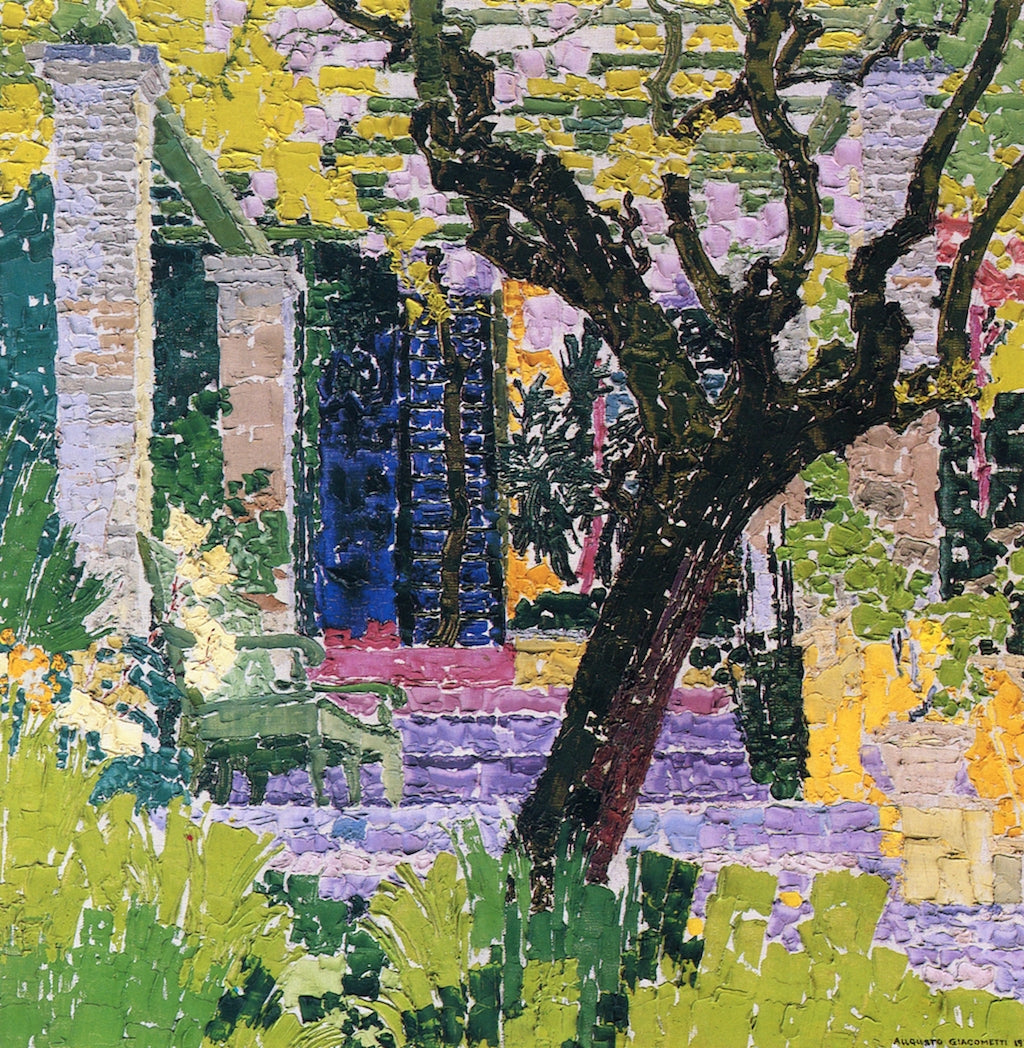 Garden in San Domenico by Augusto Giacometti,16x12(A3) Poster