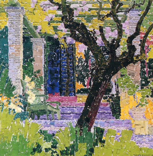 Garden in San Domenico by Augusto Giacometti,16x12(A3) Poster