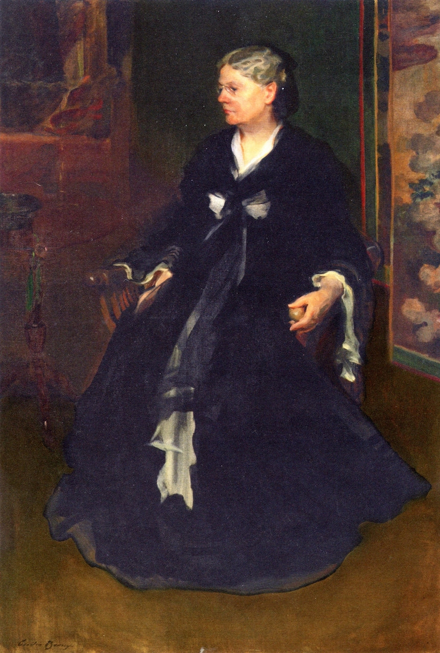 Mrs. Elizabeth M. Howe, vintage artwork by Cecilia Beaux, 12x8" (A4) Poster