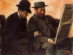 The Amateurs, vintage artwork by Edgar Degas, 12x8" (A4) Poster