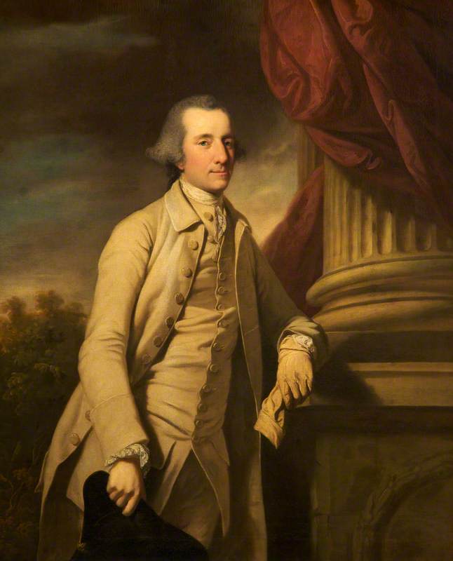 Henry Vansittart (1732–1770), Governor of Bengal, vintage artwork by Attributed to Tilly Kettle, 12x8" (A4) Poster