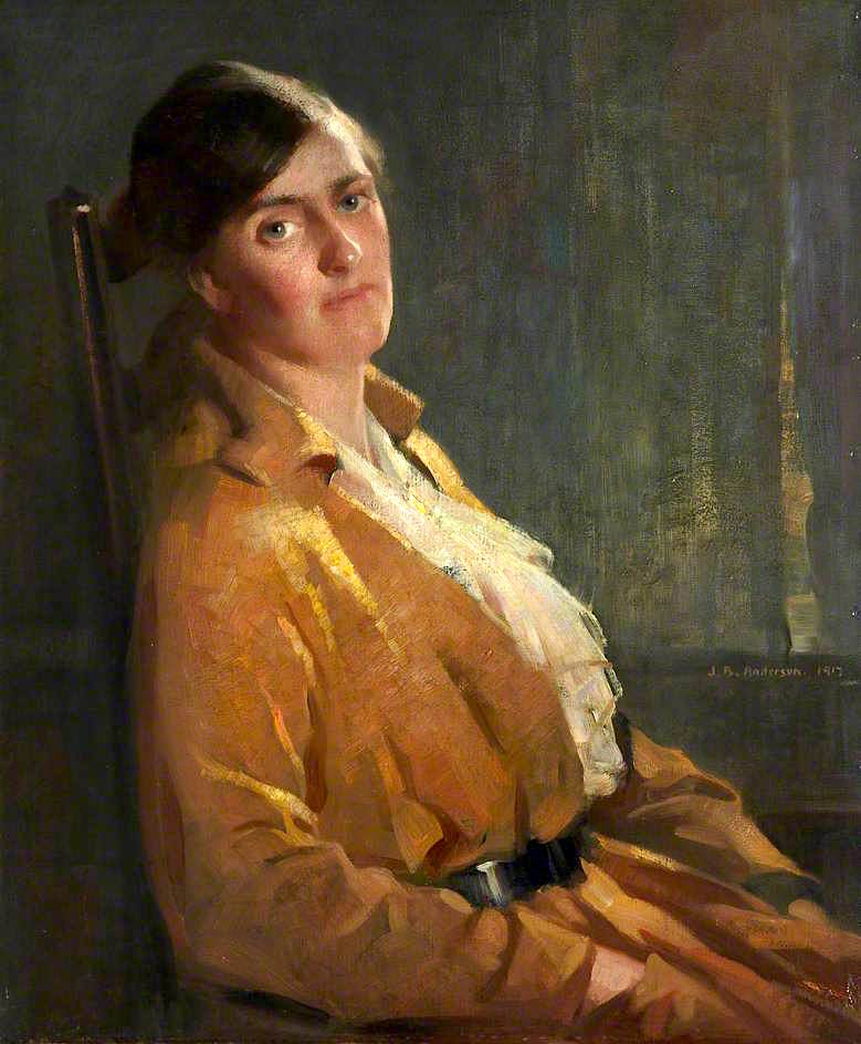 ist's Wife (Miss Anne Fairburn Dodds) by James Bell Anderson,16x12(A3) Poster
