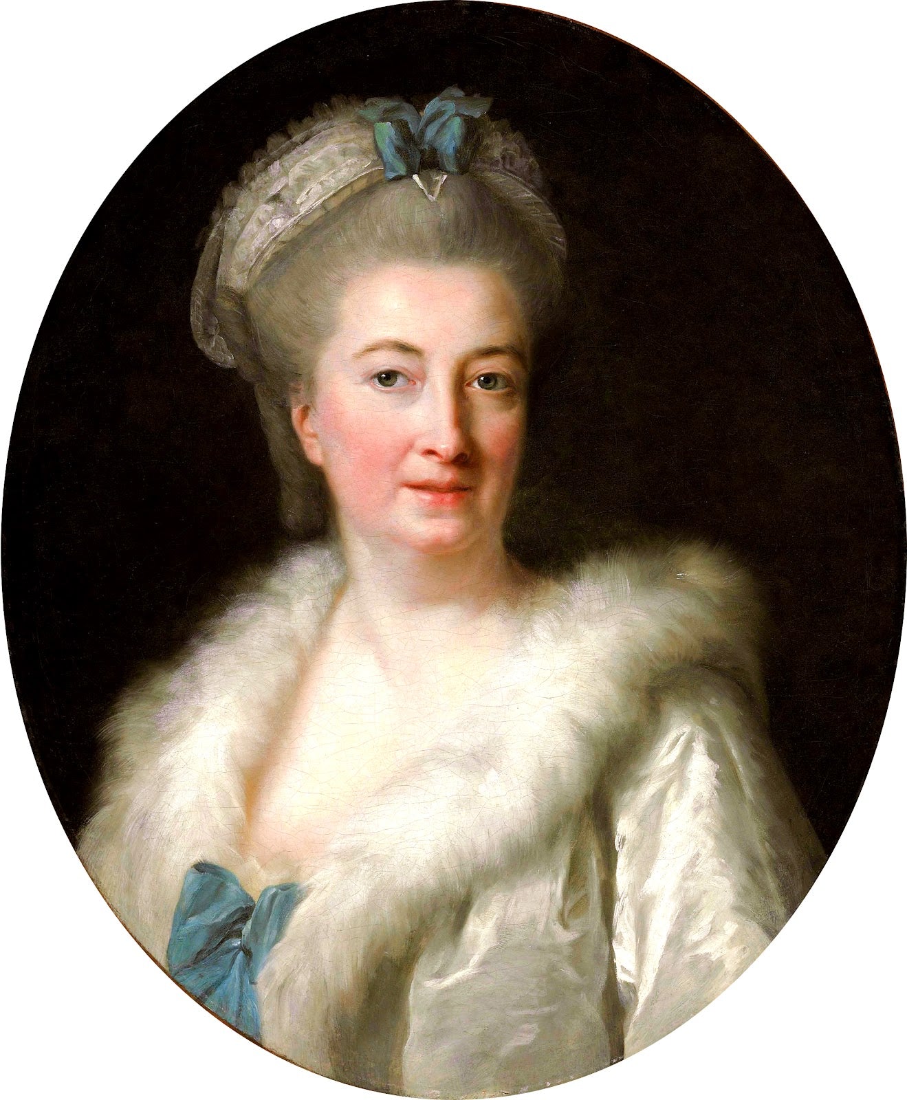 Jeanne Massin, vintage artwork by Élisabeth Vigee-Lebrun, 12x8" (A4) Poster
