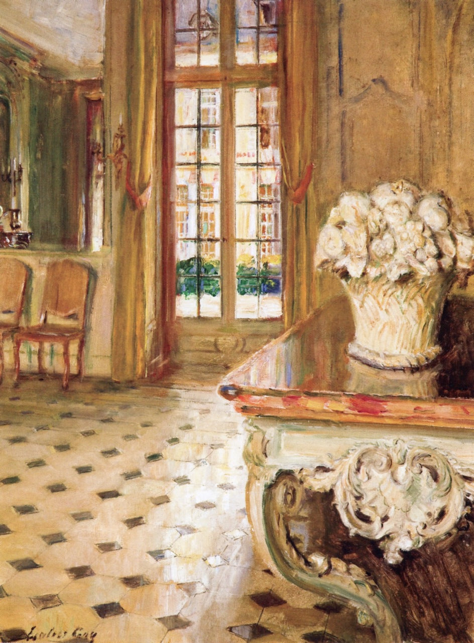 Dining Room, Château du Breau by Walter Gay,A3(16x12")Poster