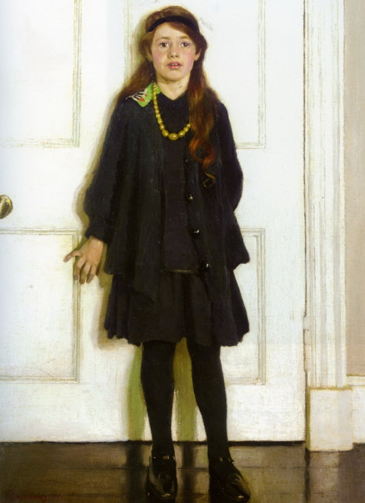Shut the Door, vintage artwork by Harold Charles Francis Harvey, 12x8" (A4) Poster