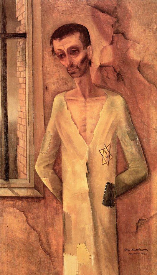 Jew by the Window by Felix Nussbaum,16x12(A3) Poster