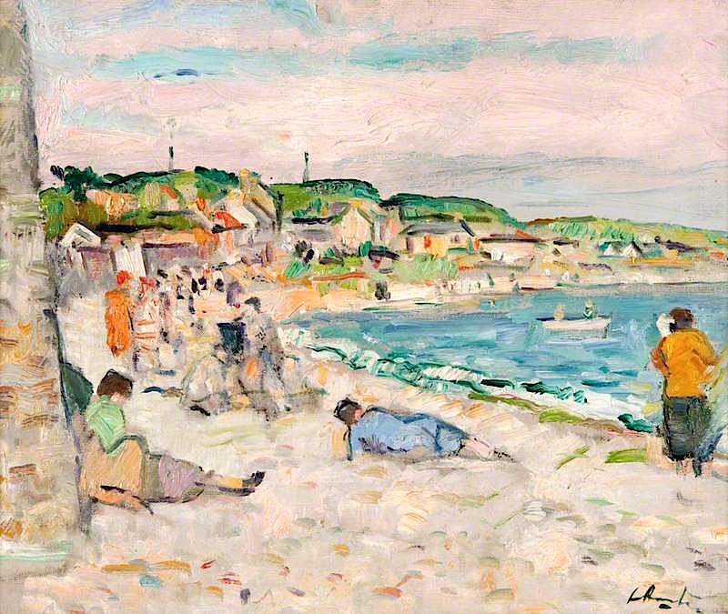 Largo Beach by George Leslie Hunter,16x12(A3) Poster