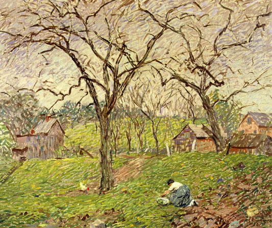 Gathering Greens by Robert Spencer,16x12(A3) Poster