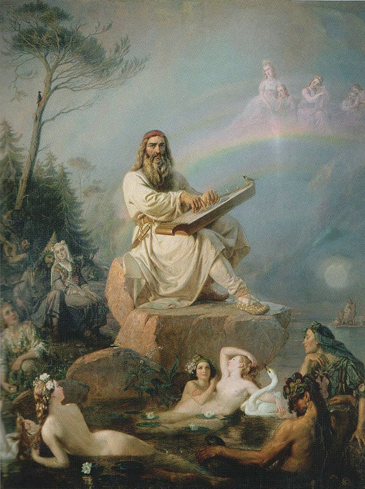 Retracing the call, vintage artwork by Robert Wilhelm Ekman, A3 (16x12") Poster Print