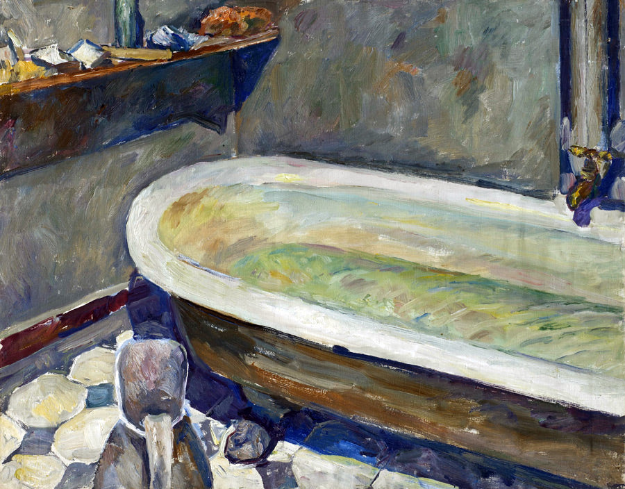 Bathroom, vintage artwork by Aristarkh Lentulov, 12x8" (A4) Poster