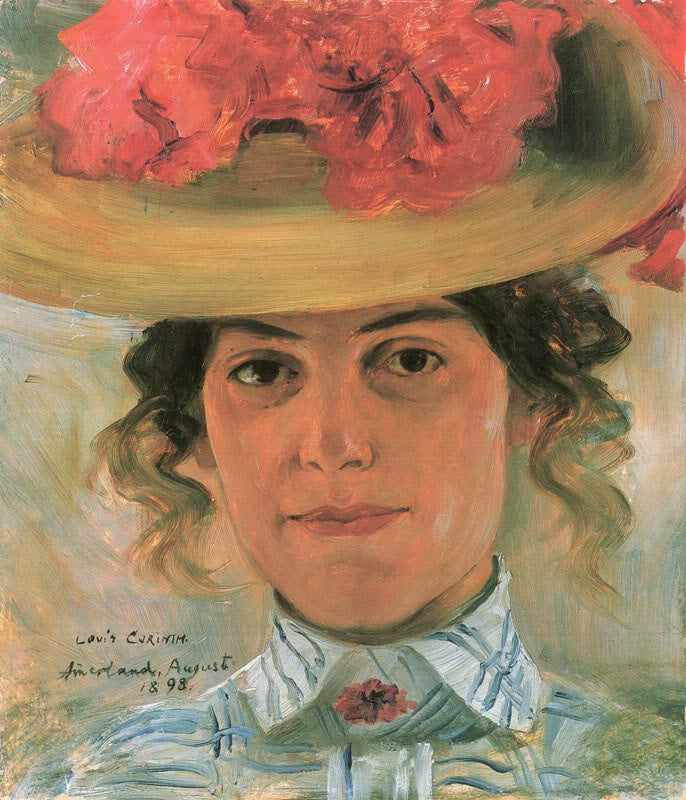 Frau Halbe by Lovis Corinth,A3(16x12")Poster