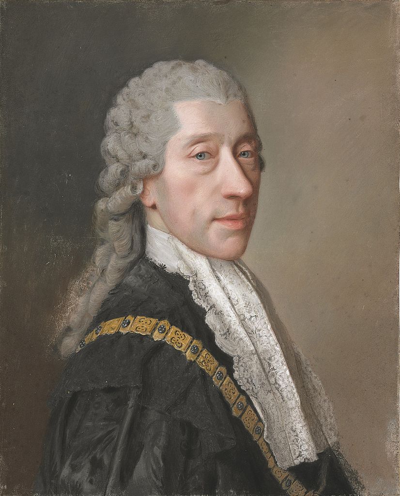 Portrait of Count Wenzel Anton Kaunitz, vintage artwork by Jean-Étienne Liotard, 12x8" (A4) Poster