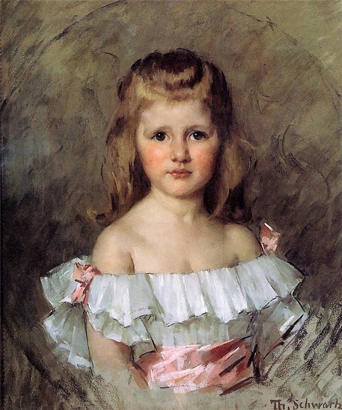 ortrait of Bertha Johanna Van Tienhoven by Therese Schwartze,A3(16x12")Poster