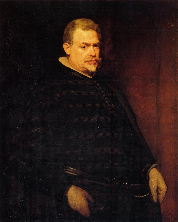 Don Juan Mateos, vintage artwork by Diego Velázquez, 12x8