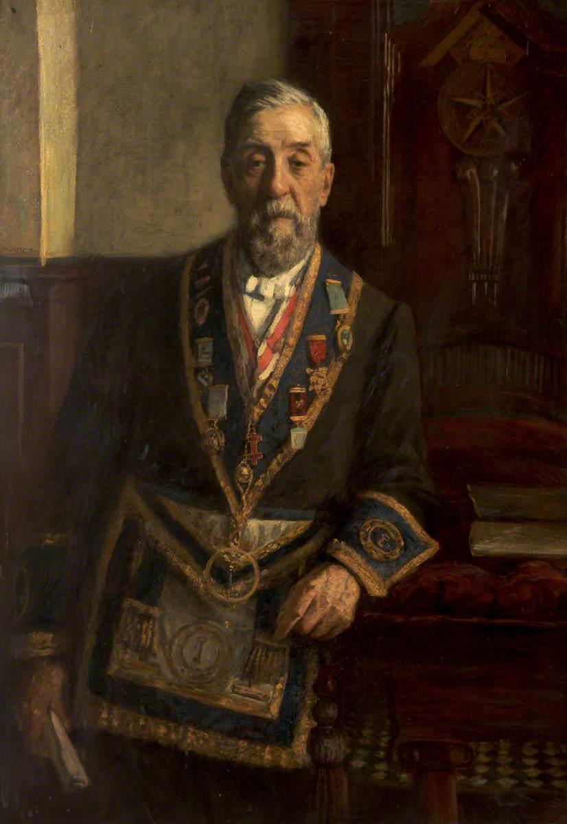 Henry Lees Hollingsworth, vintage artwork by Frederick William Jackson, 12x8" (A4) Poster