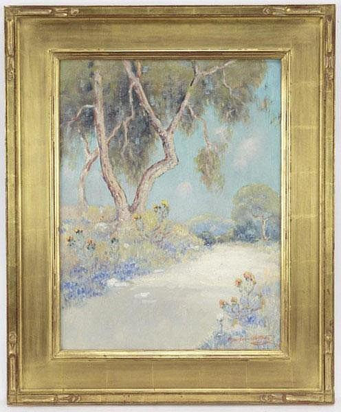 Bend in the Road, Texas, vintage artwork by Dawson Dawson-Watson, 12x8" (A4) Poster