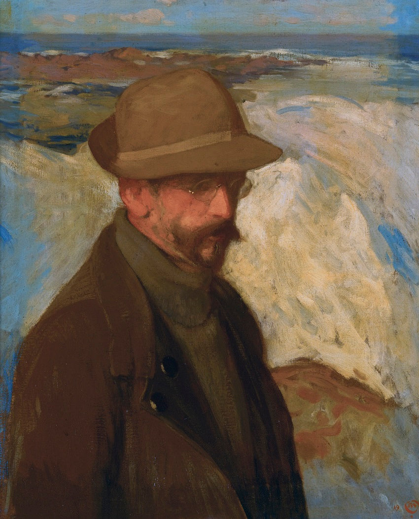 Portrait of Charles H. Woodbury by Hermann Dudley Murphy,A3(16x12")Poster