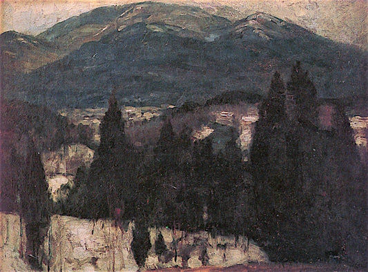 Quiet Valleys, vintage artwork by John F. Carlson, 12x8" (A4) Poster