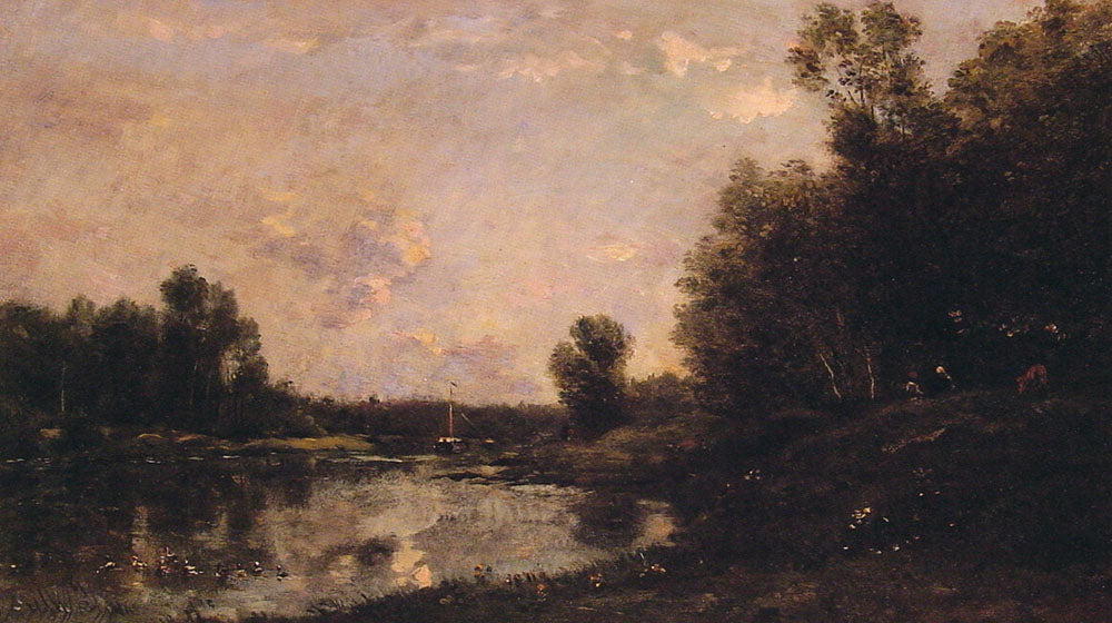 June Day, vintage artwork by Charles-François Daubigny, A3 (16x12") Poster Print