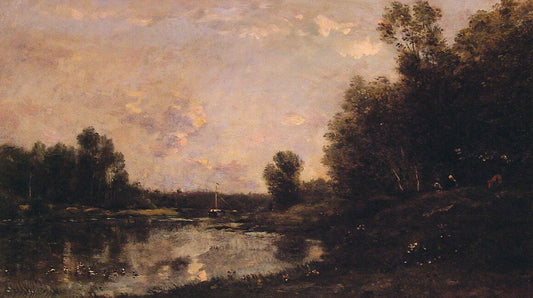 June Day, vintage artwork by Charles-François Daubigny, A3 (16x12") Poster Print