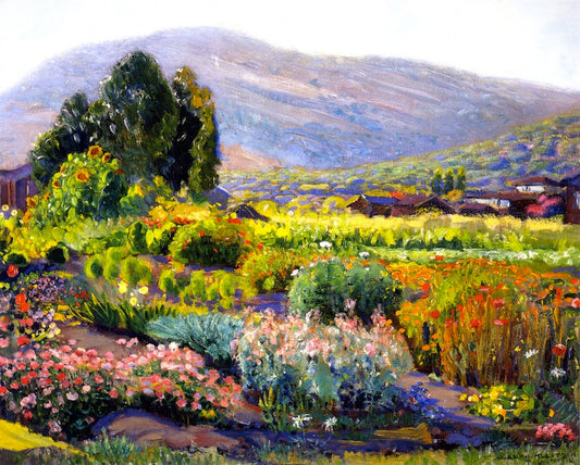 The Flower Garden - Laguna by Joseph Kleitsch,16x12(A3) Poster