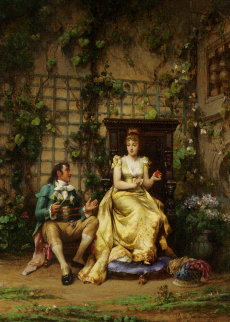 A Helping Hand, vintage artwork by Adrien De Boucherville, 12x8" (A4) Poster