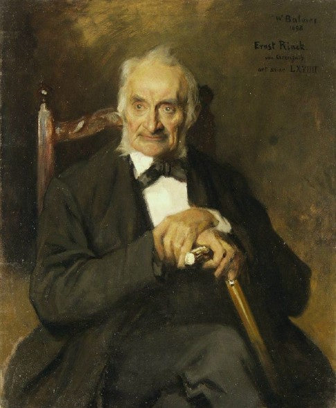 rait of my Uncle Ernst Rinck from Grenzach by Wilhelm Balmer,A3(16x12")Poster