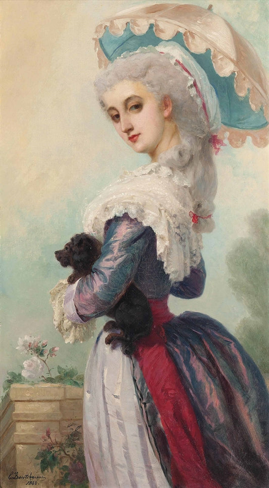 Her favourite, vintage artwork by Charles Edouard Boutibonne, A3 (16x12") Poster Print