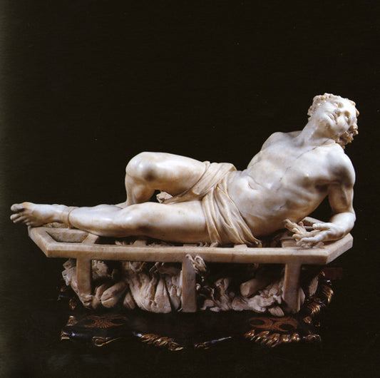 Martydom of Saint Lawrence, vintage artwork by Gian Lorenzo Bernini, 12x8" (A4) Poster