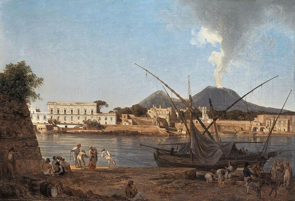 The Mole of Portici, vintage artwork by Joseph Rebell, 12x8" (A4) Poster