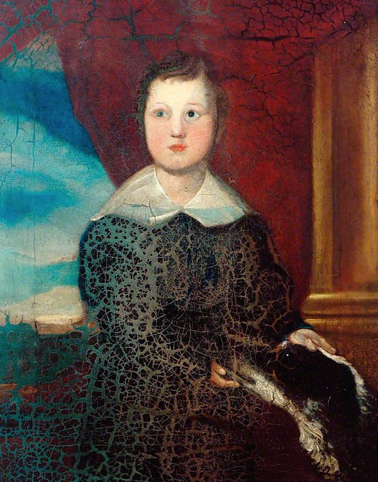 John Ogden Wood, vintage artwork by Patrick Branwell Brontë, A3 (16x12") Poster Print