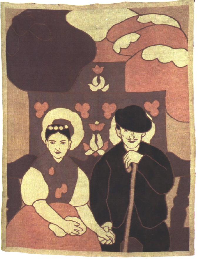 Engaged Couple by Janos Vaszary,A3(16x12")Poster