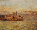 Antibes and the Maritime Alps, vintage artwork by Claude Monet, 12x8" (A4) Poster