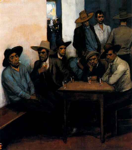 The Tavern by Adolfo Lozano Sidro,16x12(A3) Poster