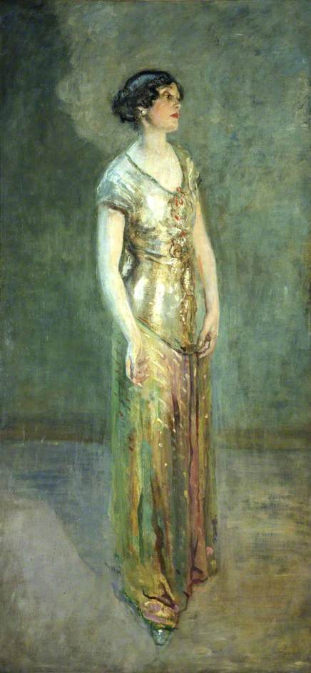 Mrs Cecil Baring by Ambrose McEvoy,16x12(A3) Poster