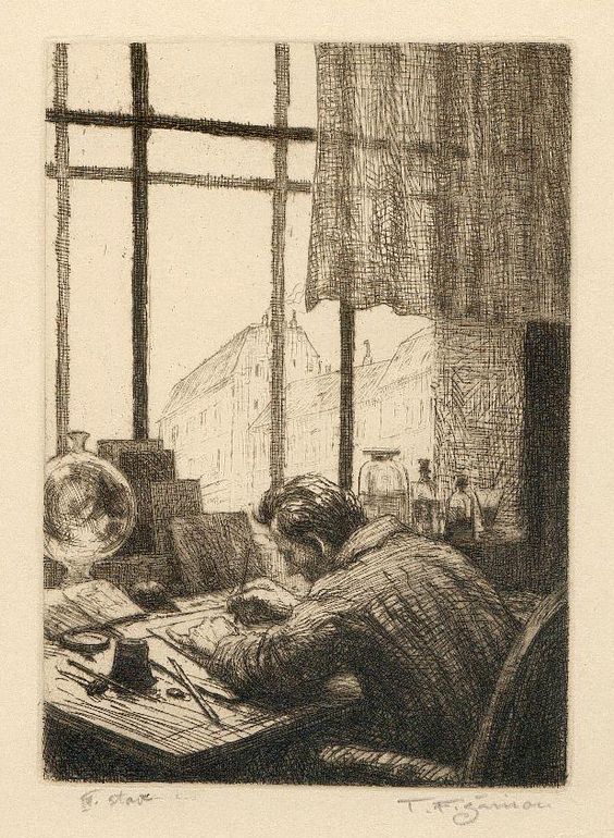 The Etcher by Tavik Frantisek Simon,16x12(A3) Poster