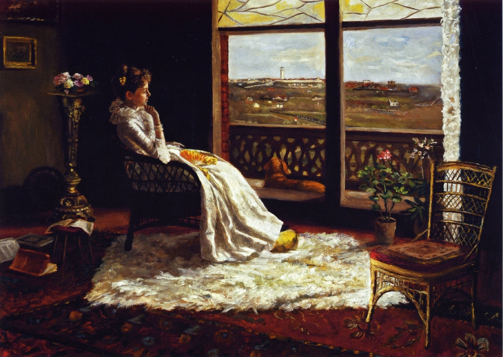 Mrs. E. B. Chandler in Her Room by Robert Jenkins Onderdonk,A3(16x12")Poster