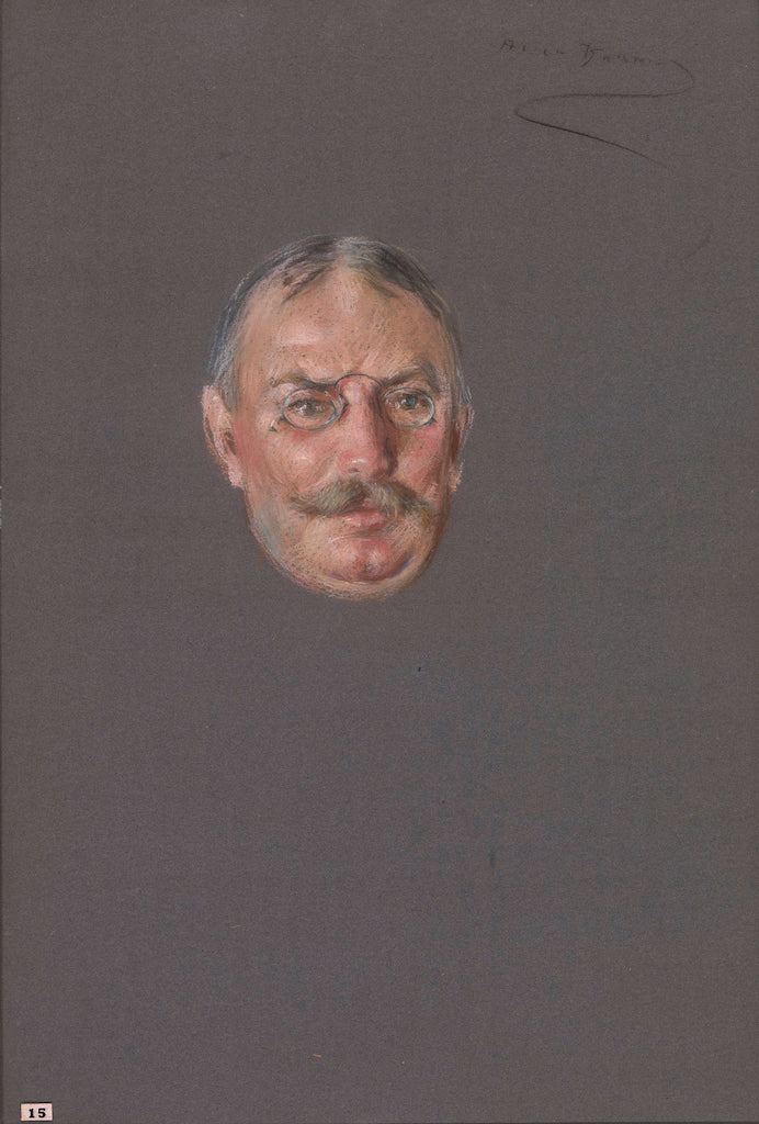 Allan Chesterton, vintage artwork by Alice Pike Barney, 12x8" (A4) Poster