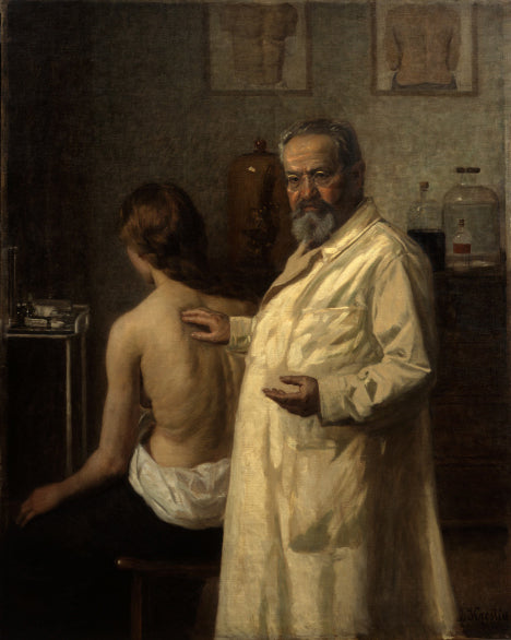 Portrait of Dr. Salomon Ehrmann by Lazar Krestin,A3(16x12")Poster