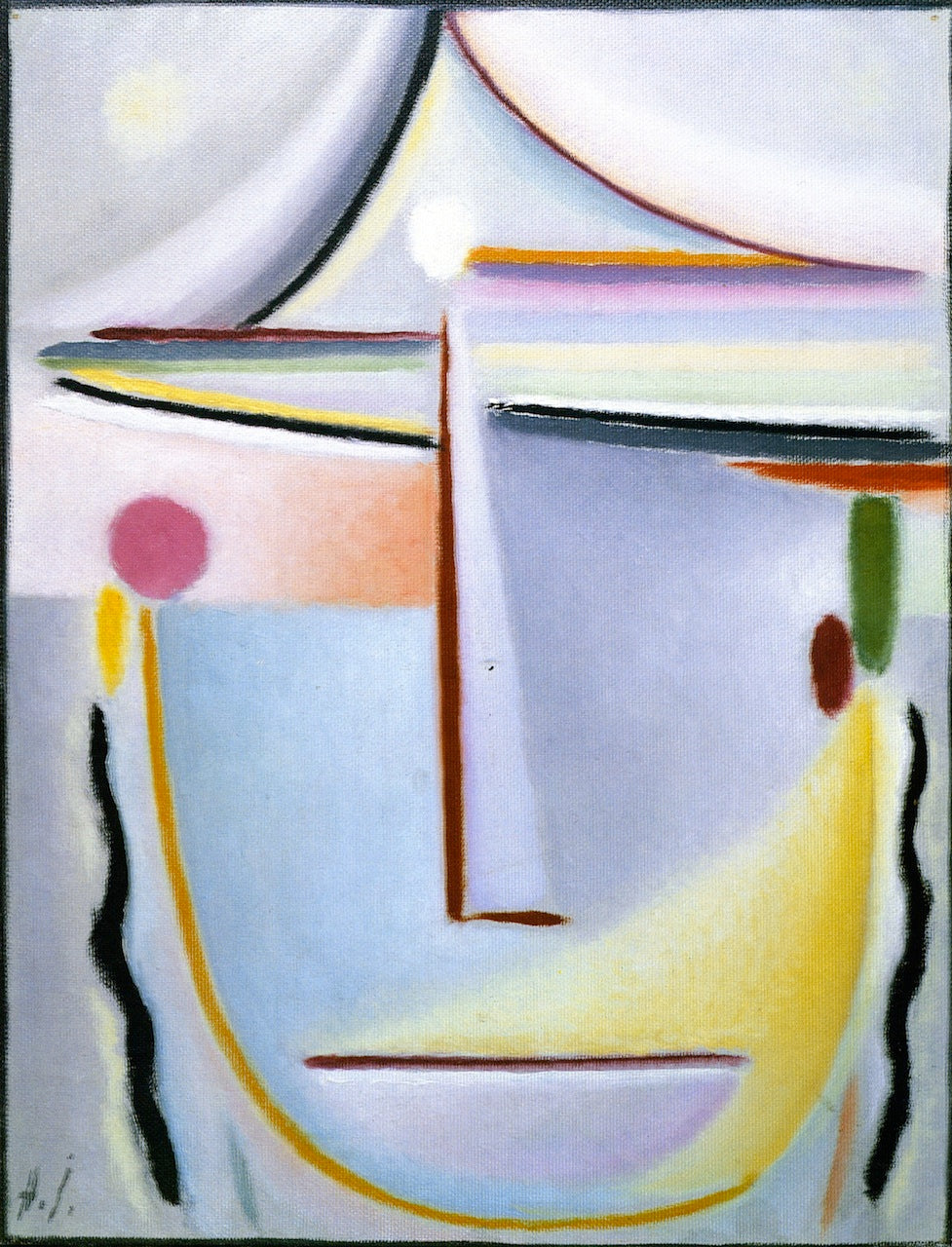 Abstract Head: Silent Glow by Alexei von Jawlensky,A3(16x12")Poster
